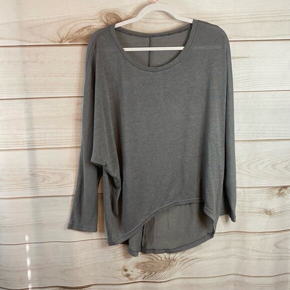 Leo Rosi Gray Long Sleeve Shirt Size Medium - Picture 1 of 5
